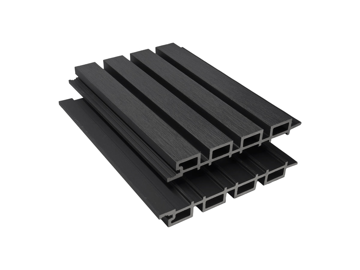 Slatted SG - Charcoal - Composite Cladding - 219x26 @2.5m