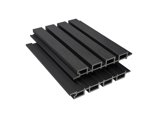 Slatted SG - Charcoal - Composite Cladding - 219x26 @2.5m