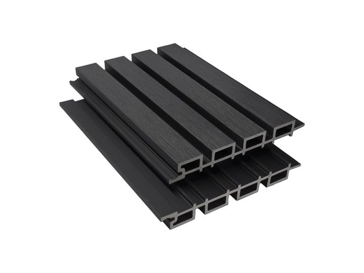 Slatted SG - Charcoal - Composite Cladding - 219x26 @2.5m