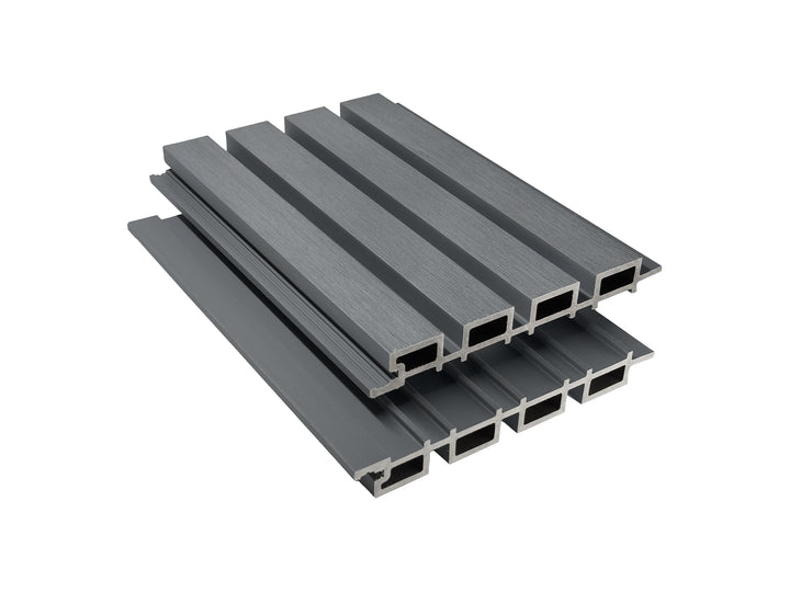 Slatted SG - Dark Grey - Composite Cladding - 219x26 @2.5m