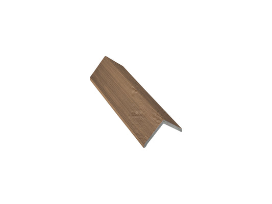 Slatted SG - Cedar - Composite Corner 'L' Trim - 55x55 @3.6m