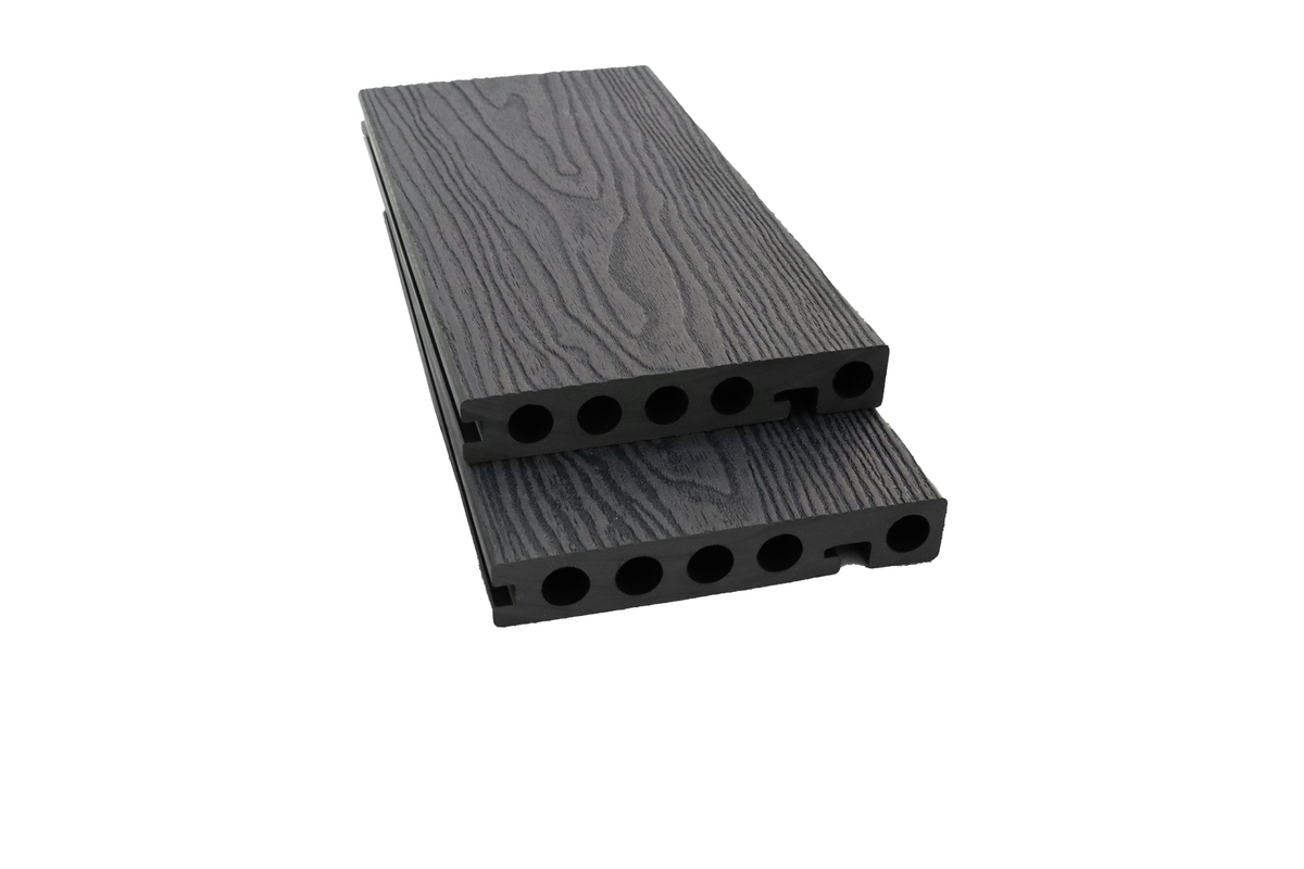 Evolved - Black - Composite End Boards - 148x25 @3.6m