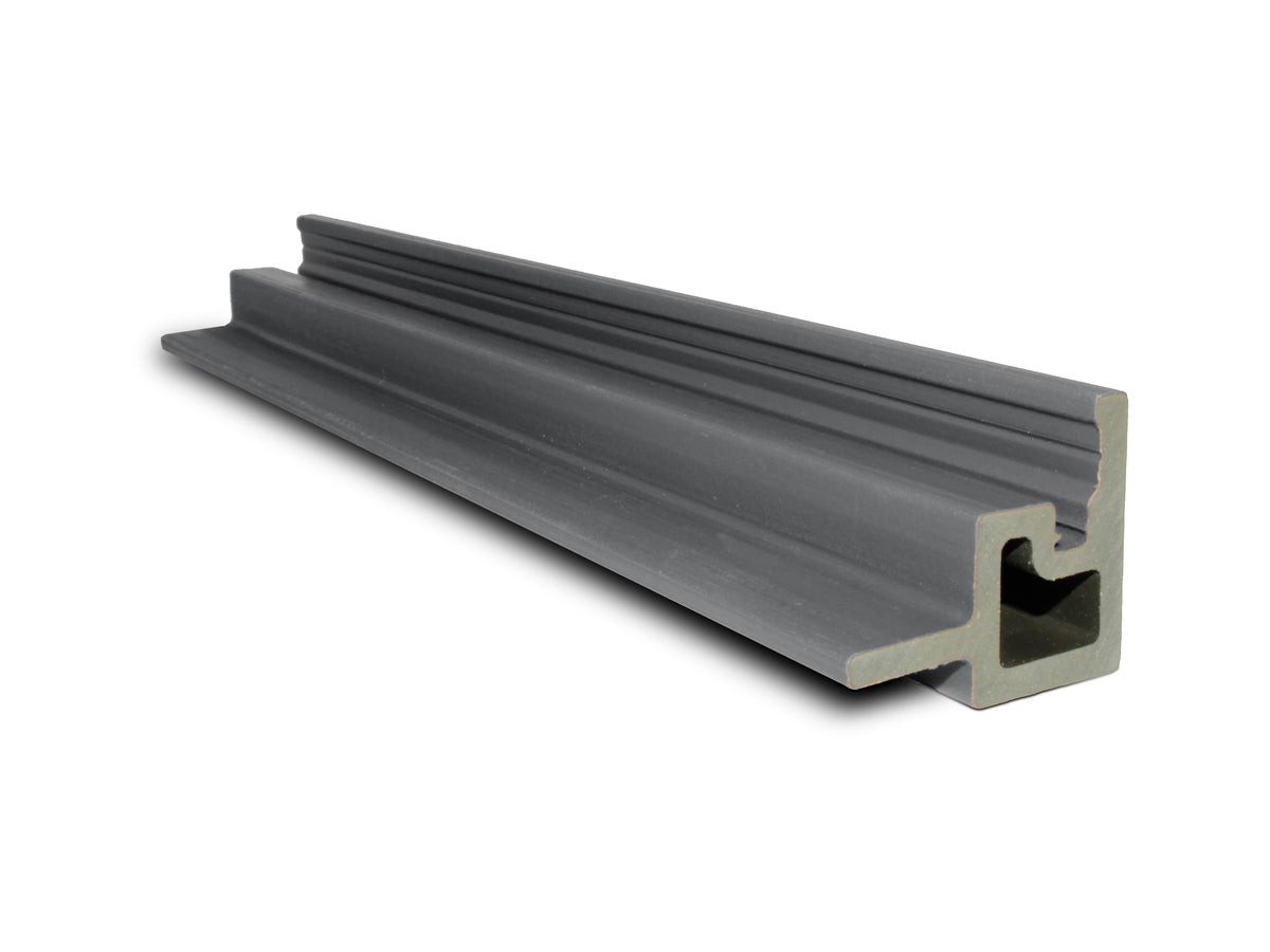 Slatted SG - Dark Grey - Composite Internal Trim - 2.5m