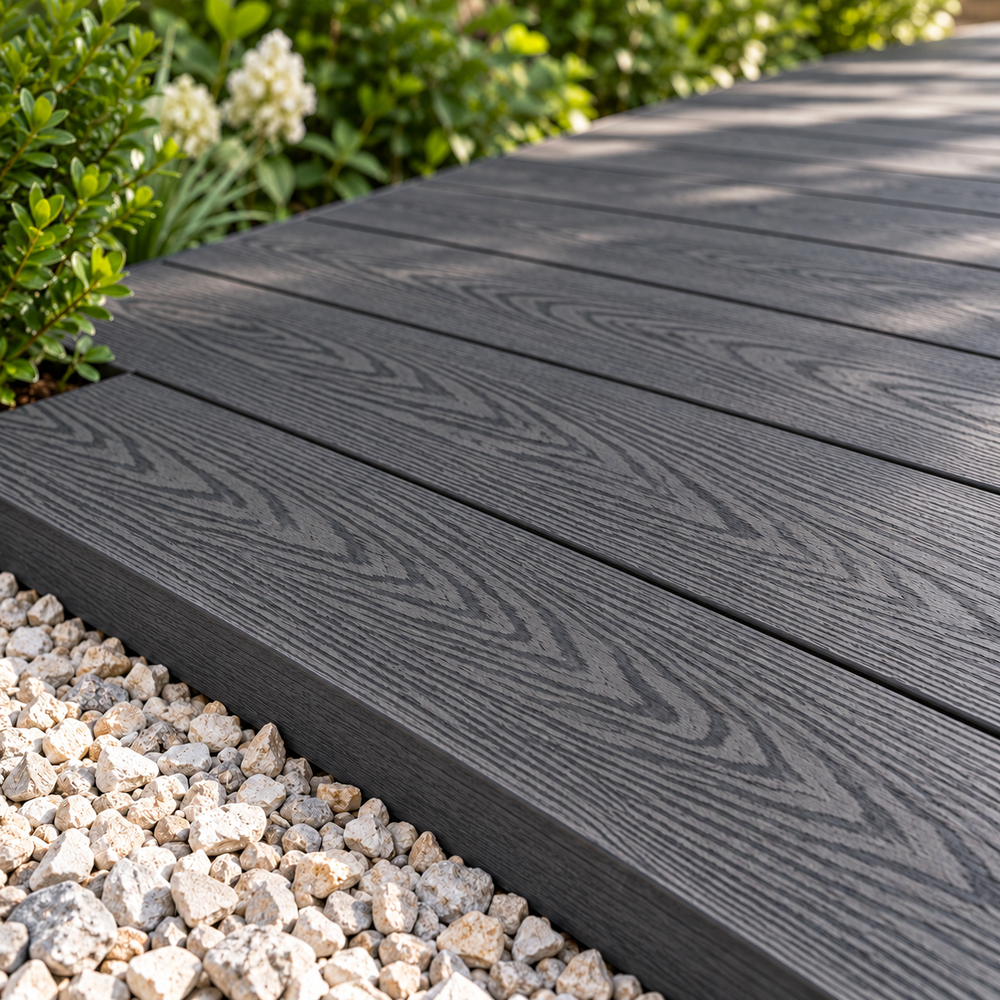 Evolved - Anthracite - Composite End Boards - 148x25 @3.6m