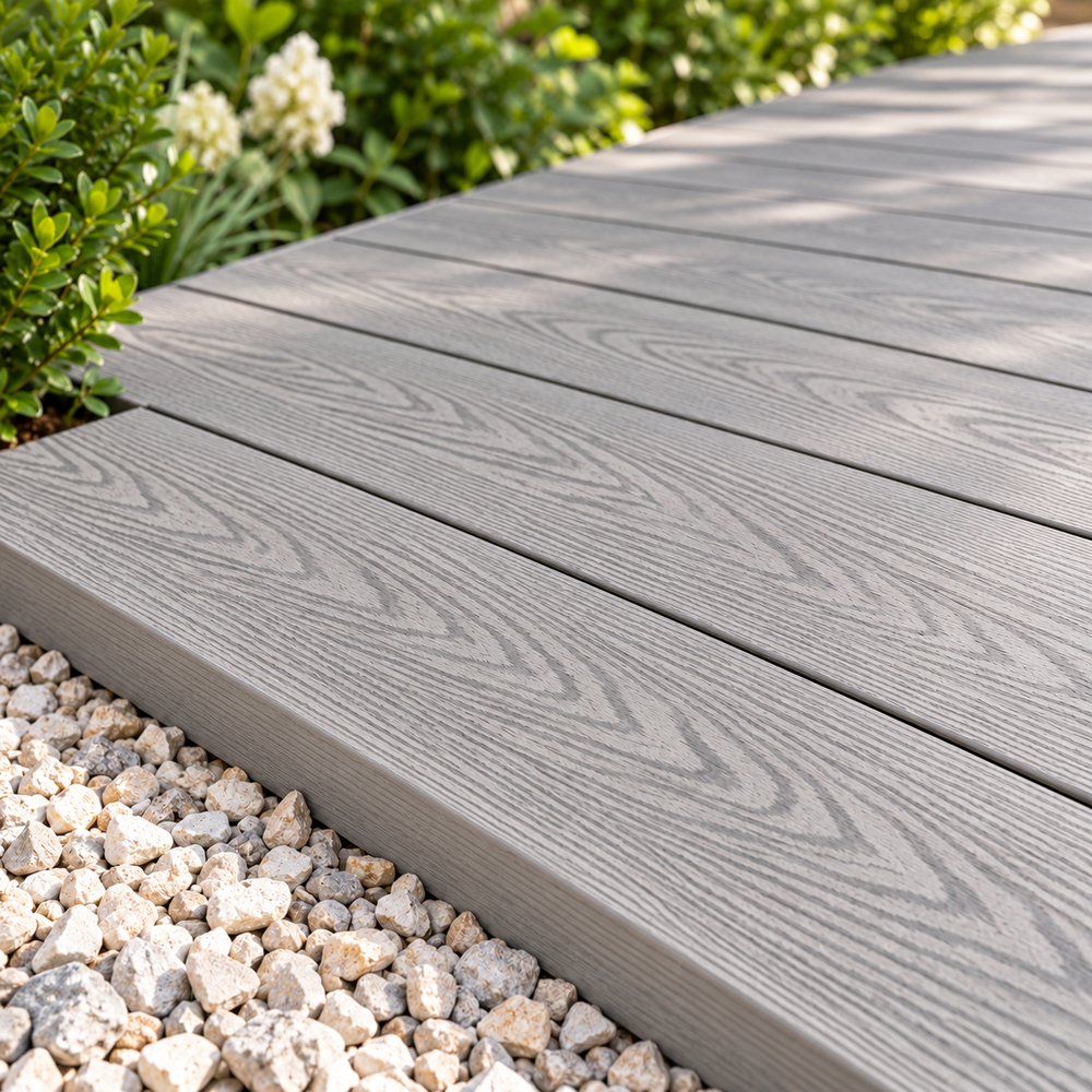 Evolved - Ash White - Composite End Boards - 148x25 @3.6m