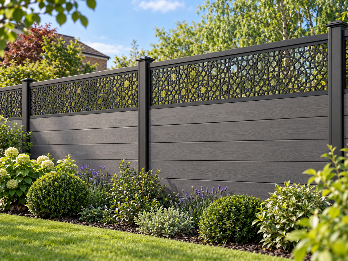 Illustrative installed Heritage screen 300 mm high; pattern and dimensions indicative