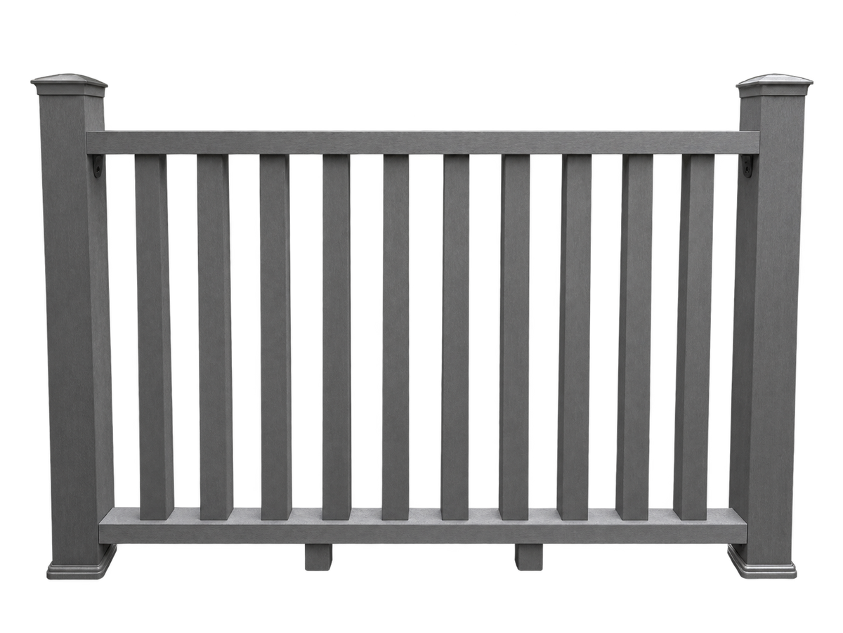 Slate Grey Balustrade Kit on transparent background