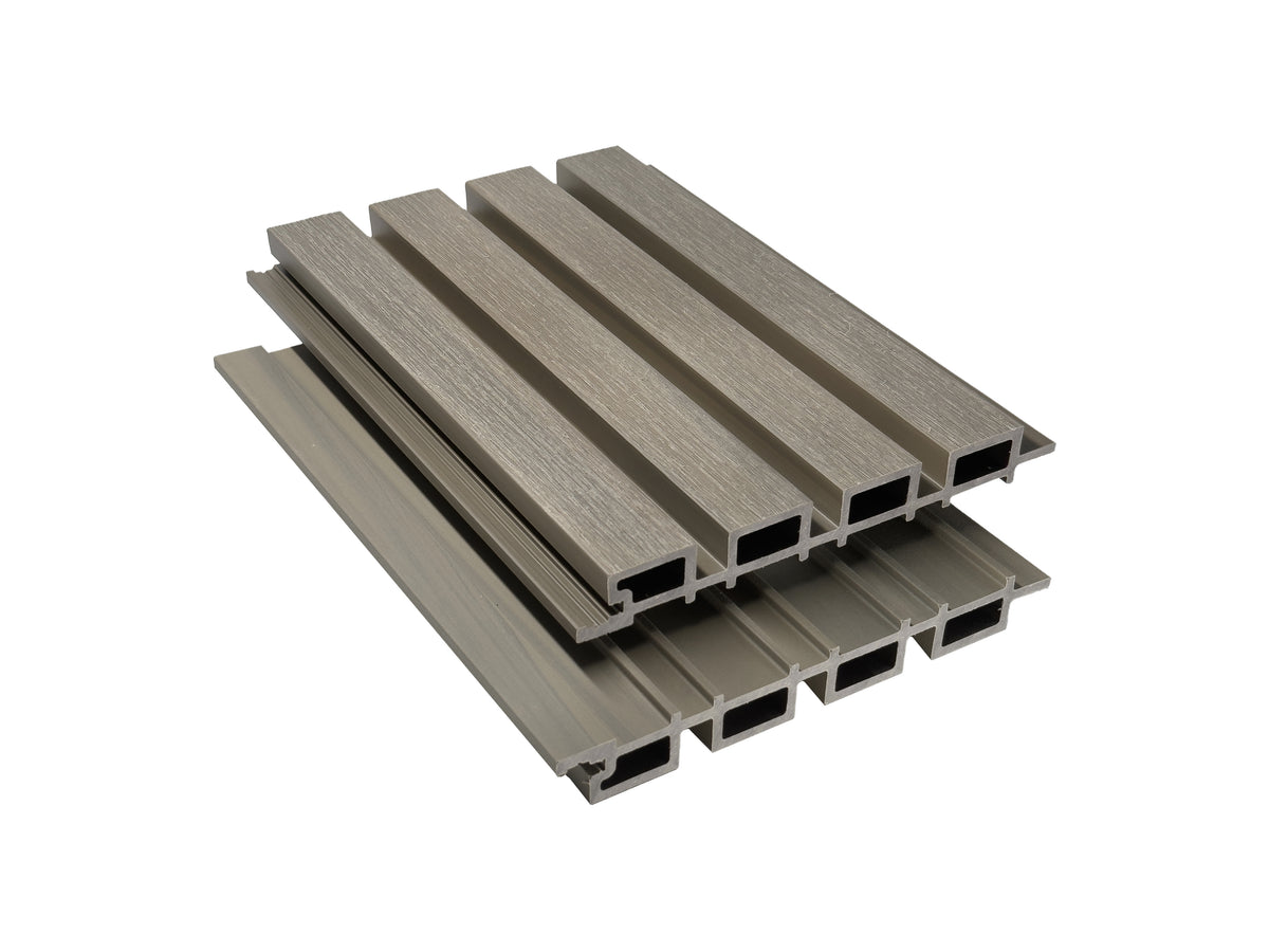 Slatted SG Antique composite cladding board
