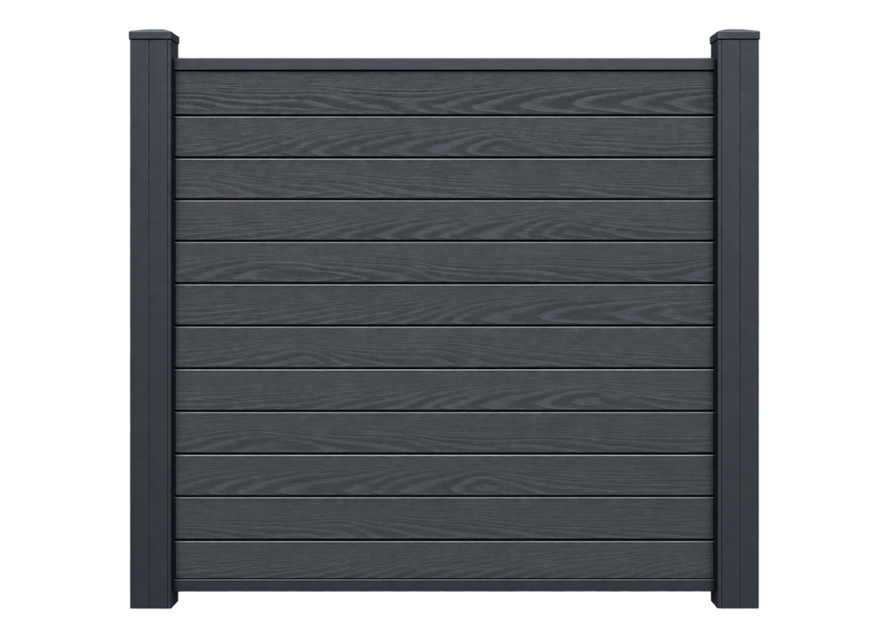 Evolved - Anthracite - Composite Fence Kit - (Composite Post)