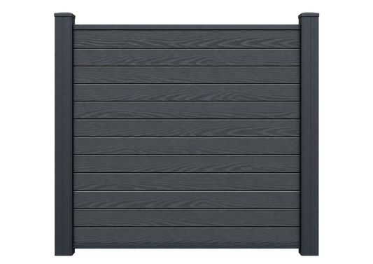 Evolved - Anthracite - Composite Fencing - 160x20 @1.83m
