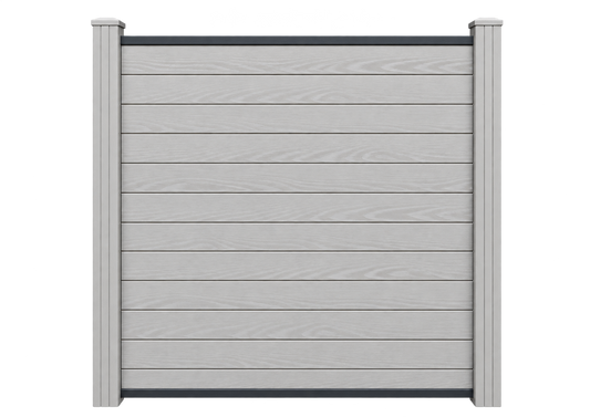 Evolved - Ash White - Composite Fencing - 160x20 @1.83m