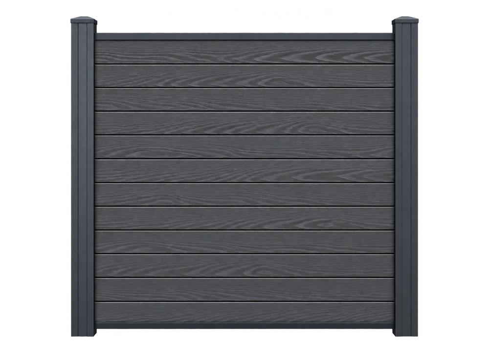 Evolved - Slate Grey - Composite Fence Kit - (Composite Post)