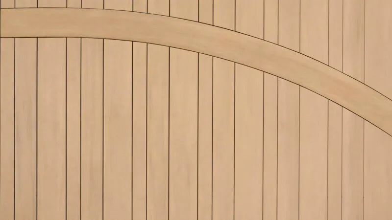 Composite Prime Elements curved, mixed-width installation inspiration; finish may differ from the selected product