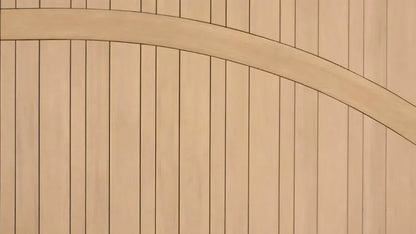 Composite Prime Elements curved, mixed-width installation inspiration; finish may differ from the selected product