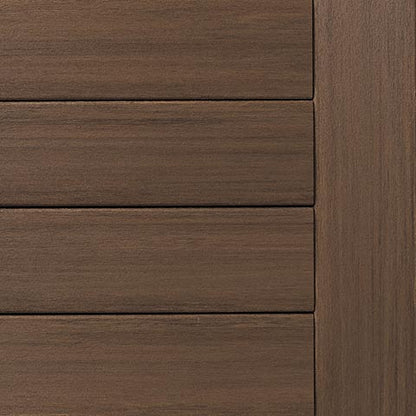 Elements® English Walnut decking colour and grain detail