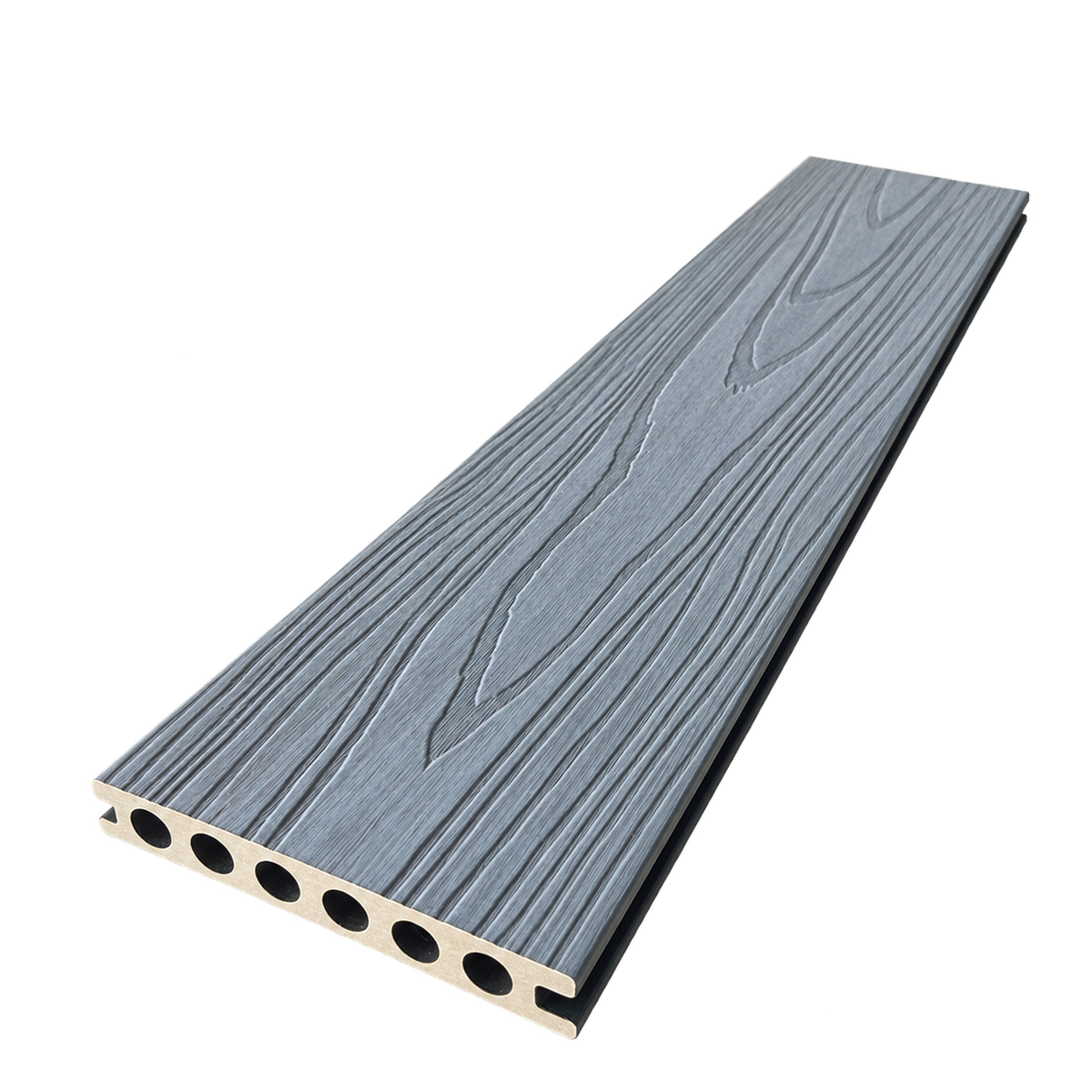 Armour 7h - Light Grey/Charcoal - Composite Decking - 138x23 — complete product view