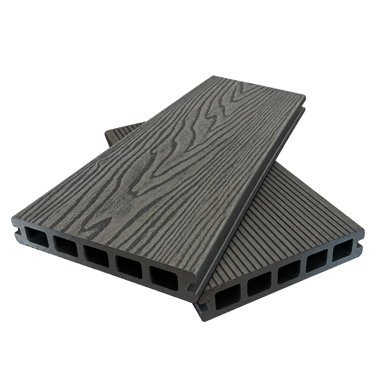 Evolved - Anthracite - Composite Decking - 148x25 — complete product view