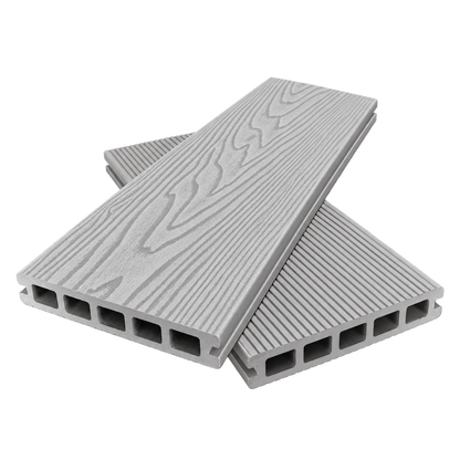 Evolved - Ash White - Composite Decking - 148x25 — complete product view
