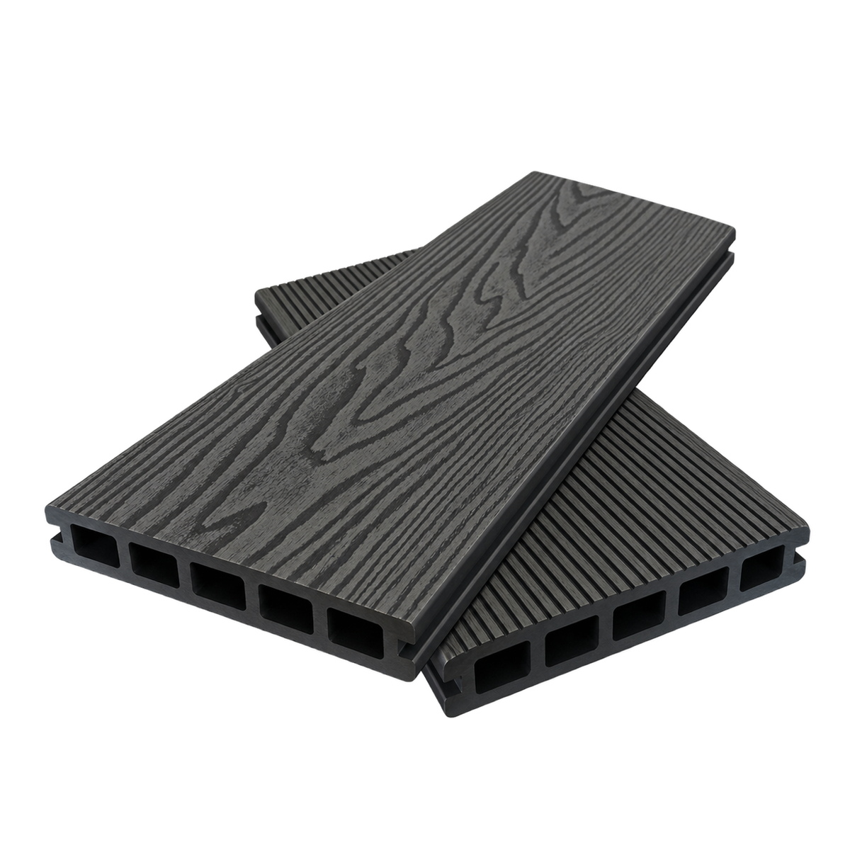 Evolved - Black - Composite Decking - 148x25 — complete product view