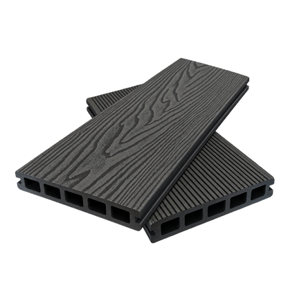 Evolved - Black - Composite Decking - 148x25 — complete product view