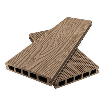 Evolved - Brown - Composite Decking - 148x25 — complete product view