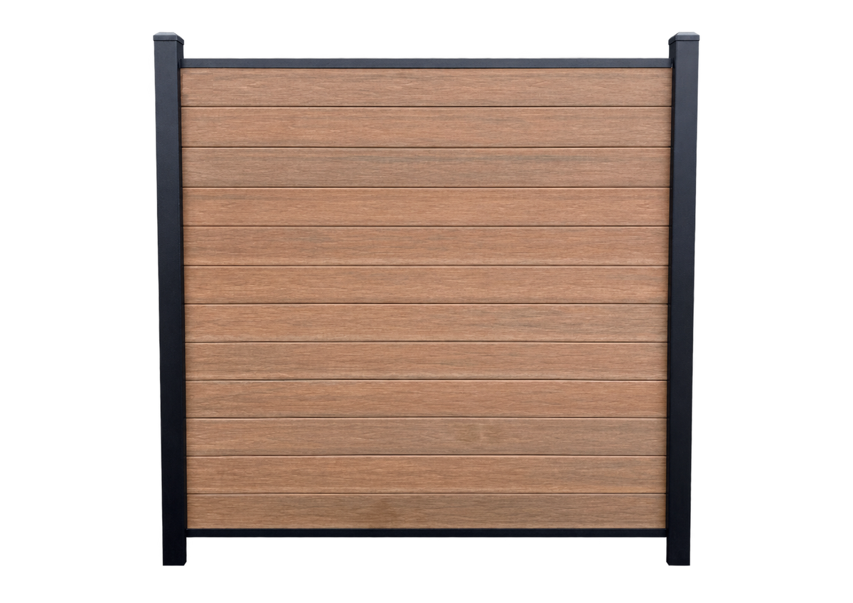 Composite fencing kit on transparent background