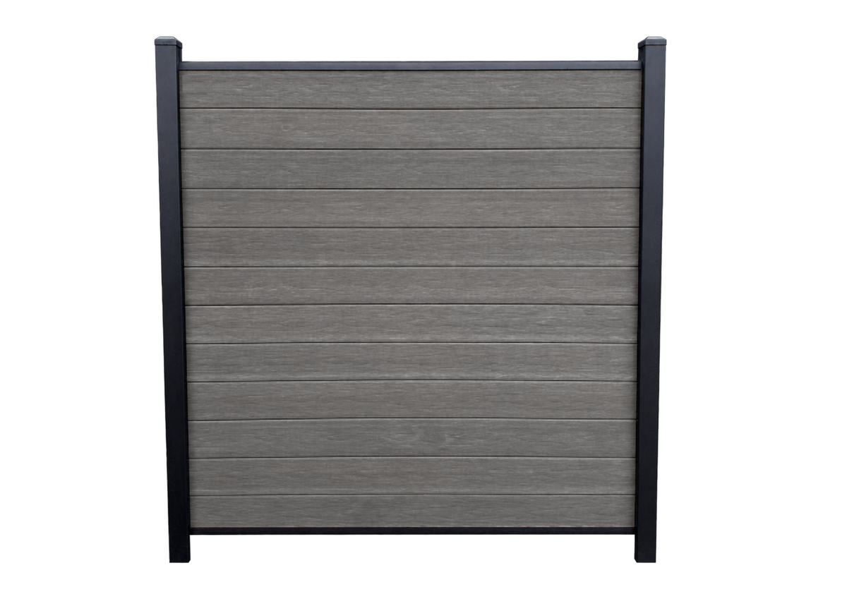 Composite fencing kit on transparent background
