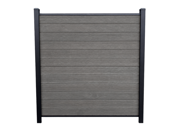 Armour 7h - Charcoal - Composite Fence Kit - (Aluminium Post)