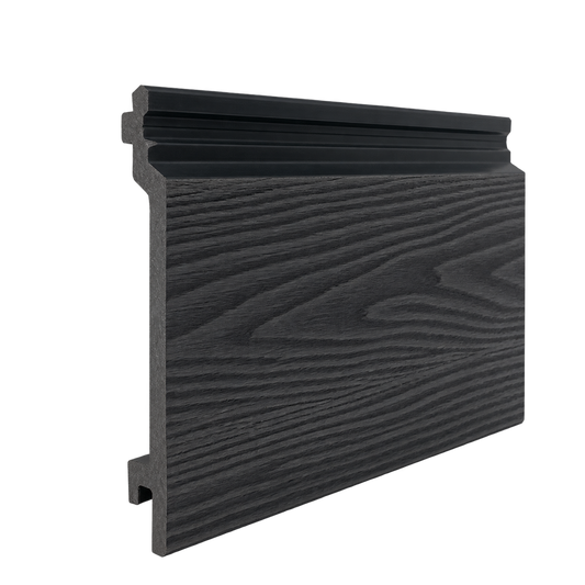 Traditional 3C Black composite cladding — matched upright catalogue render