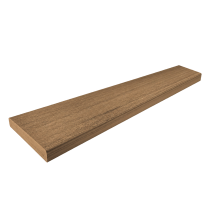 Elements Deck Board Standard - Square Shouldered - 25 X 140 X 4880 (mm) - Weathered Teak — complete product view
