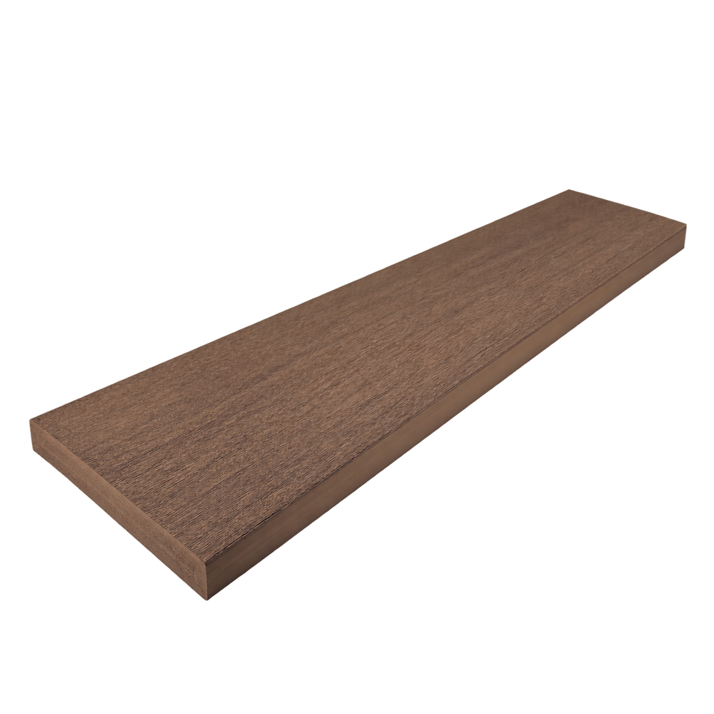 Elements Deck Board Wide - Square Shouldered - 25 X 184 X 4880 (mm) - English Walnut