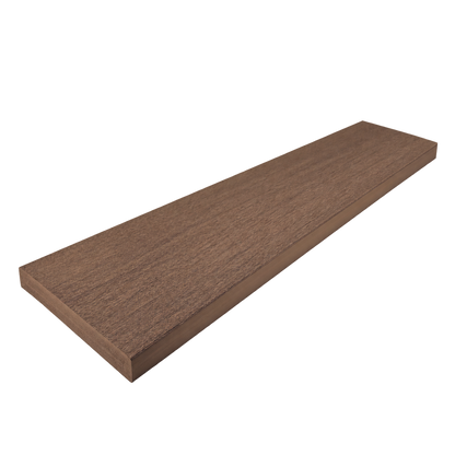 Elements Deck Board Wide - Square Shouldered - 25 X 184 X 4880 (mm) - English Walnut — complete product view