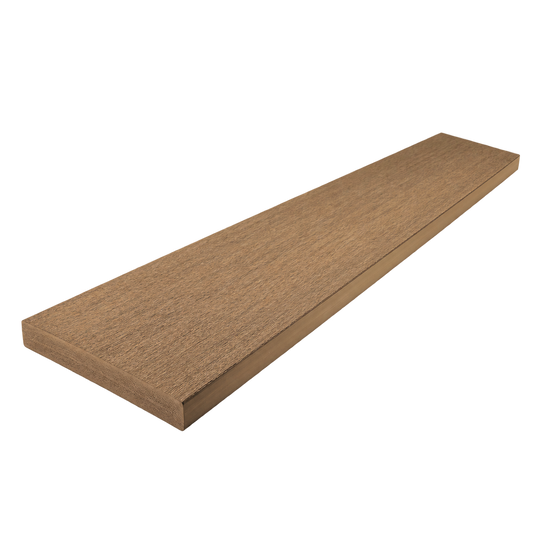 Elements Deck Board Wide - Square Shouldered - 25 X 184 X 4880 (mm) - Weathered Teak — complete product view