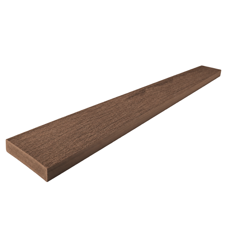 Elements Deck Board Narrow - Square Shouldered - 25 X 89 X 4880 (mm) - English Walnut
