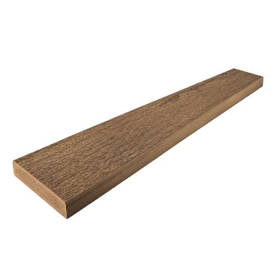 Elements Deck Board Narrow - Square Shouldered - 25 X 89 X 4880 (mm) - Weathered Teak — complete product view