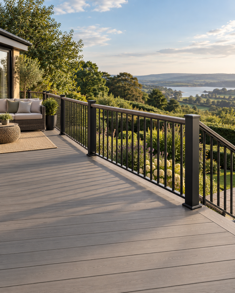 Illustrative installed balustrade project