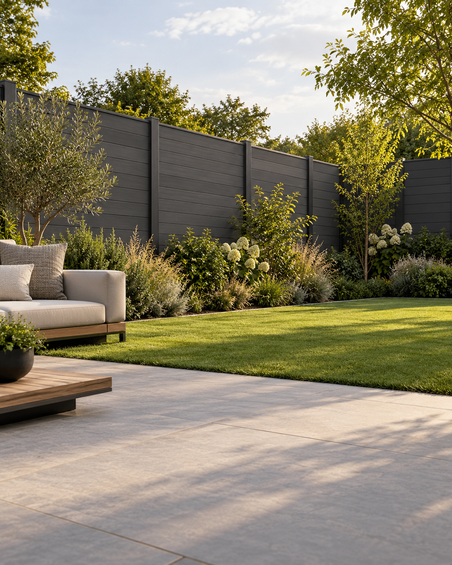 Illustrative finished composite fencing project