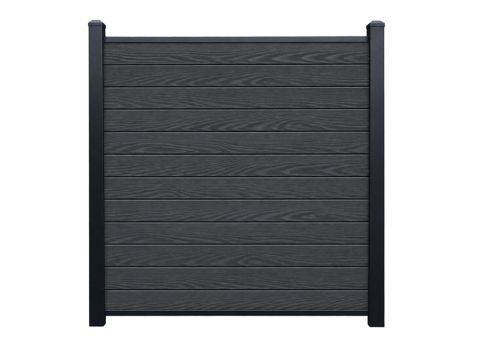 Evolved - Anthracite - Composite Fence Kit - (Aluminium Post)