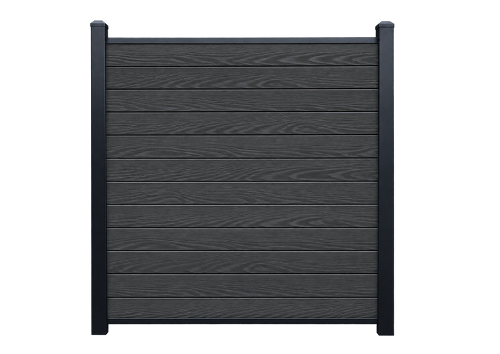 Evolved - Anthracite - Composite Fence Kit - (Aluminium Post)