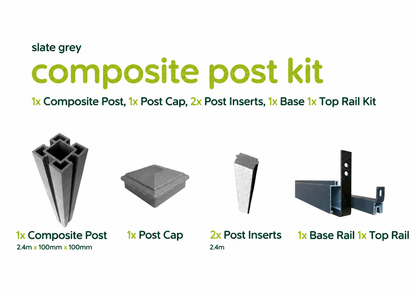 Kit contents diagram on white background