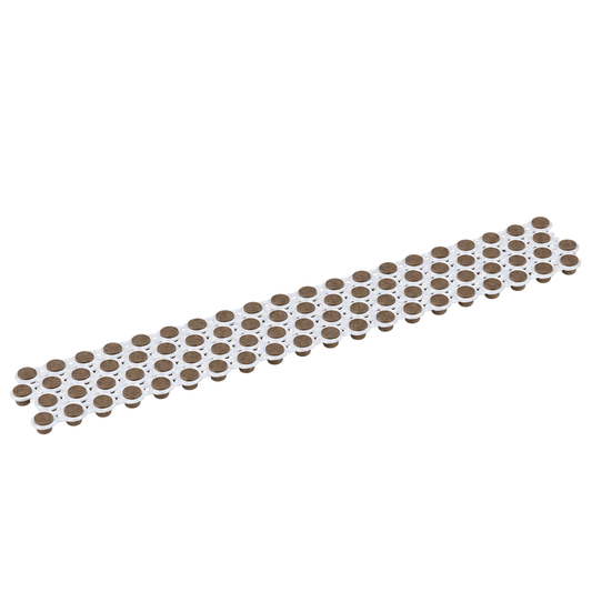 Collated Cortex Coastline® - 80 Plug Pack Elements (no bit, no screws) — product cutout on transparent background