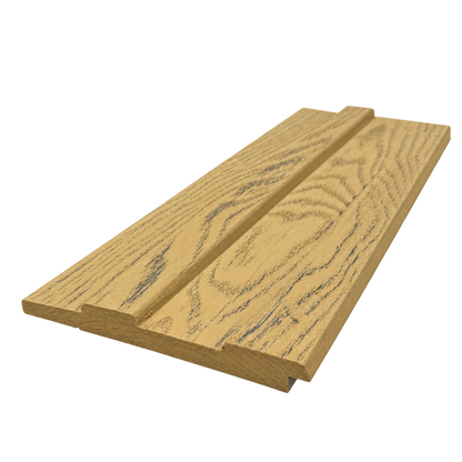 Redux® Fawn milled cladding — complete board sample on transparent background