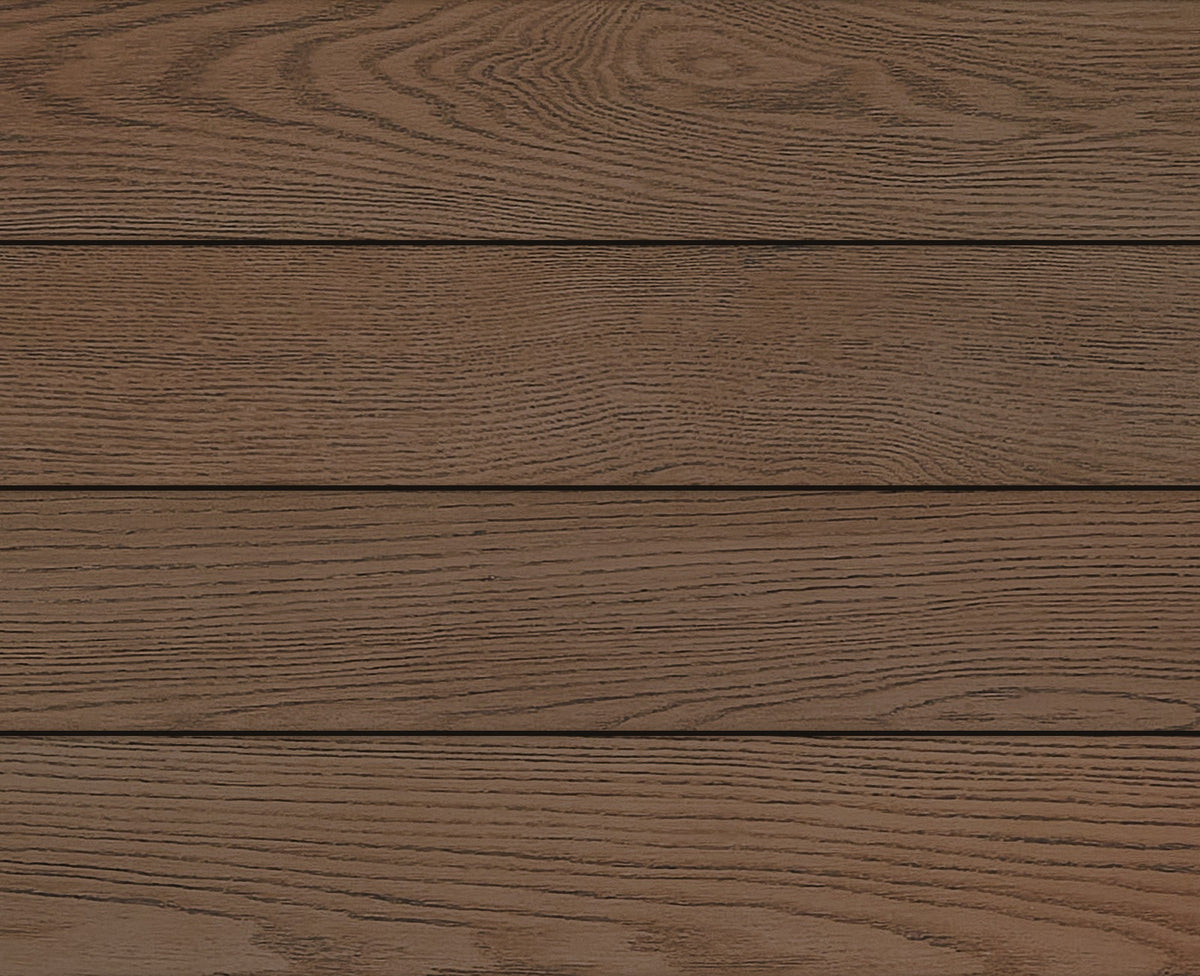 Redux® Havana decking — close-up of the board colour and woodgrain