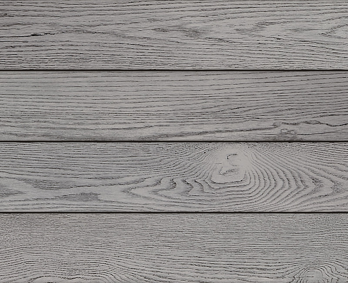 Redux® Smoke decking — close-up of the board colour and woodgrain