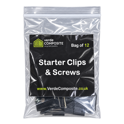 Real Verde starter clips and screws bag of 12