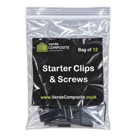 Real Verde starter clips and screws bag of 12